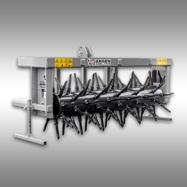Aerifizierwalze JANSEN® ASW-150, Stachelwalze, Rasenlüfter