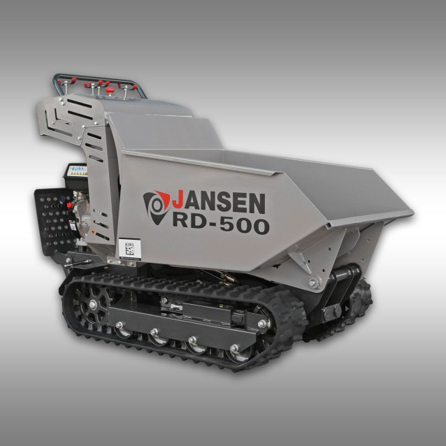 Raupendumper JANSEN® RD-500, Benzin, 10 PS, hydrostatisch, Kettendumper